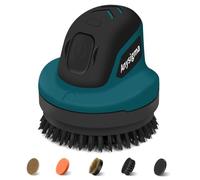 Brosse électrique pour barbecue extérieur - 4 têtes remplaçables, 3000 mAh IPX7 étanche pour cuisine, voiture et salle de bain - Idéal pour les amateurs de grill, papa, maman