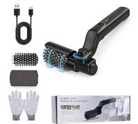 Brosse Électrique pour Barbecue, Rechargeable sans Fil, tête de Brosse réglable à 180°, tête en Acier Inoxydable, 3 réglages de Vitesse, autonomie de 90 Minutes.