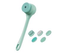 Brosse électrique pour le corps, Brosse électrique pour le bain - Épurateur de corps avec charge USB et manche long | pour le dos à grande batterie pour pieds massag