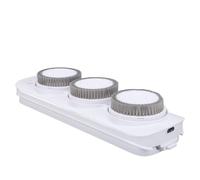 Brosse électrique pour le Corps, étanche IPX7, 3 Grandes Têtes de Brosse, épurateur de Dos Mural, Brosse Exfoliante électrique Réglable Haute Pression 350 KPa pour Femmes (Prise