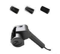 Brosse électrique rechargeable, nettoyeur puissant à 2 vitesses pour grilles de barbecue, outil robuste pour l'entretien du gril, 2026 nouveau (gris à trois têtes)