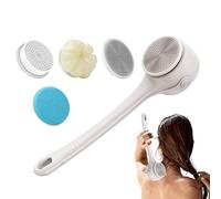 Brosse électrique rotative | épurateur rechargeable étanche - nettoyant automatique rotatif pour peau, salle de bain, douche, spa, corps