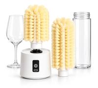 Brosse électrique Rotative Pour Bouteilles Et Nettoyeur De Verres à Vin | Laveuse rechargeable rotative à 360° pour tasses, flacons et carafes