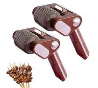 Brosse Électrique Sans Fil pour Barbecue Nettoyage des Grilles en Rotation Avec Rouleau Motorisé Et Lumières Led Intégrées Brosse Rechargeable pour Barbecue Extérieur