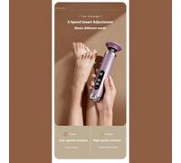 Brosse électrique sans fil pour les pieds avec affichage numérique offrant une puissance et une intensité de broyage en temps réel pour une utilisation sûre (1)