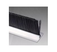 Brosse en aluminium T, joint de porte inférieur en nylon, brosse industrielle poussière et coupe-vent for armoire/seuil de machine(5x5x25x20mm)