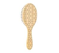 Brosse en bois Arabie islamique ligne noire Paddle Brosse à Cheveux Pour Les Femmes Brosse En Bois Pour La Croissance Des Cheveux Massage Brosse À Cheveux