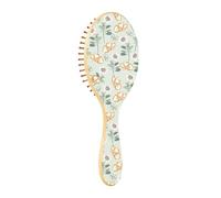 Brosse en bois Belle Voler Safari Papillons Fleurs Rustiques Feuilles Brosse Paddle Pour Cheveux Naturels Brosse À Cheveux Bois Brosse À Cheveux Naturel Brosse