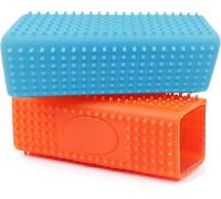 Brosse en caoutchouc de silicone pour poils de chien et chat sur tapis, meubles, intérieurs de voiture et tissus | Brosse d'épilation d'animaux -Outil portable réutilisable pour enlever les,Brosse d'é