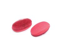 Brosse en caoutchouc souple pour muselière Umbria Equitazione Rose TU