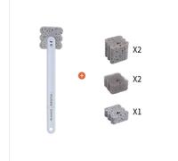 Brosse En Éponge À Long Manche, 5 Têtes De Rechange Détachables, Pour Le Nettoyage Des Biberons