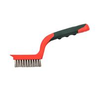 Brosse en fer de grande taille Brosse en acier inoxydable pour enlever la rouille Poignée de polissage industrielle Outil de dérouillage Brosse métallique pour