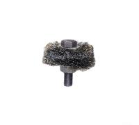 Brosse en fil d'acier pour machines de nettoyage de tuyaux de chaudière, poils en acier haute résistance, construction, compatible avec tuyaux de 35 à 60 mm (50 mm)