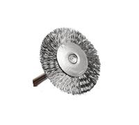 Brosse en forme de coupelle à disque métallique, Mini mèche de brosse métallique, acier laiton, multicolore, 15/98 pièces, for Dremel(Flat type steel)