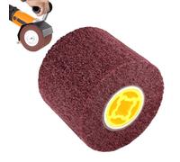 Brosse en nylon, grain 60, brosse de polissage, rouleau abrasif, manchons abrasifs, pour ponceuse, ponceuse, rouleau de satin, brosse en nylon, embouts de ponçage pour le polissage