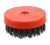 Brosse en Nylon pour Perceuse 5/8 Pouces, Outil de Ponçage Pierre | Poils Abrasifs Grossiers, Forme en Coupe, Finition Vieillie et Lavée, pour Granit, Gravure, Usage Commercial