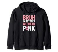 Brosse en Octobre : Portez Une Veste Rose pour sensibiliser au Cancer du Sein Sweat à Capuche