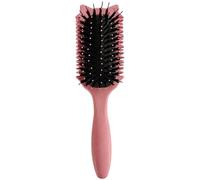 Brosse en plastique définissant les cheveux bouclés Brosse à cheveux bouclés avec poignée pour les boucles, vagues et bobines définies sans effort, réduit les frisottis 2, 7x9, 6x1, 7 pouce
