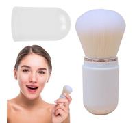 Brosse En Poudre Portable - Pinceau Rétractable, Application De La Poudre Bronzante | Small Foundation Travel Blush Soft Hristles For Daily Travel, Face Makeup Cosmetic Tool, Application, Beauty Acces