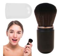 Brosse En Poudre Portable - Pinceau Rétractable, Application De La Poudre Bronzante | Small Foundation Travel Blush Soft Hristles For Daily Travel, Face Makeup Cosmetic Tool, Application, Beauty Acces