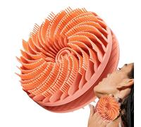 Brosse en silicone, épurateur de bain en silicone pour le corps | Brosse à récurer le corps en,Éponge de bain 2 en 1 pour un nettoyage en profondeur et une peau douce, brosse de rotative