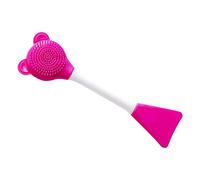 Brosse en silicone pour menton de chat brosse légère multi-souple | menton Brosse Douce, Nettoyant Visage Et Langue, Masseur Mâchoire Et Gencives, Facile À , Conception Flexible