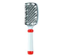 Brosse en Soies de Sanglier | Peigne Anti-Statique | Brosse De Coiffure En Soies De Sanglier - Pour le Coiffage à Rebrousse-Poil, le Voyage, le Salon, la Coiffure, le Peignage, la Maison et le Dortoir
