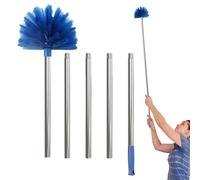 Brosse en toile d'araignée - Chiffon à poussière extensible de 1,8 m Nettoyeur de manche long durable | Décapant toile d'araignée pour ventilateur de plafond Stores de plafond Stores de plafond