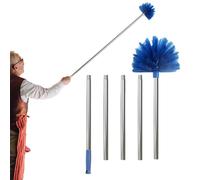Brosse en toile d'araignée extensible - Nettoyeur à long manche réglable, tête de fibre, outil de dépoussiérage léger | Extracteur de toile multi-angle pour coins, lustres, pièces hautes, intérieurs