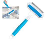 Brosse Enleve Poils Animaux,Brosse Double Face pour Chien avec Spray Anti-Perte - Accessoire Portable Transportable avec Manche Ergonomique pour Portes Canapés Vêtements
