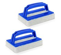 Brosse Éponge de Piscine, 2 Pièces Brosse Éponge Ligne d'eau, Brosse Plancher Mur Piscine, Brosse Nettoyage Piscine, Eponge Magique Piscines, pour Nettoyer Piscines Spa Baignoires Murs