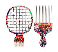 Brosse éponge pour cheveux - Peigne à boucles, brosse ondulée torsadée | Brosse éponge torsadée pour la création de boucles naturelles, bobines et dreadlocks, double face, durable et facile à utiliser