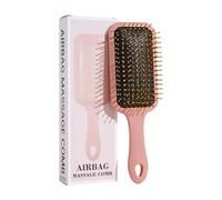 Brosse ergonomique pour coussin un glissement fluide à travers les enchevêtrements idéal pour un usage domestique en voyage avec peigne à cheveux en boîte carrée avec dents dorées