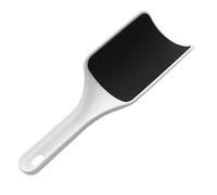 Brosse ergonomique pour les pieds - Pierre volcanique - Lime pratique pour le talon et les pieds - Soin des pieds portable multifonction pour pédicure, élimination des callosités, spa bien-être à la