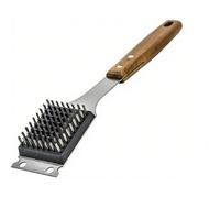 Brosse et grattoir pour barbecue - EINNENFFER - Acacia - 5,8x7,6x43 cm - Tout type de barbecue - Marron