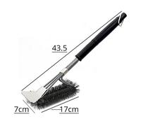 Brosse et grattoir pour gril,meilleur nettoyant pour barbecue,outils parfaits pour tous les types de grill,y compris Weber,accessoires idéaux pour barbecue - Type C