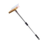 Brosse Et Grattoir pour Pierre À Pizza - Nettoyeur Barbecue Extérieur,Outil Robuste pour Cuisine Extérieur Étudiants Culinaires Cours de Cuisson Grilles de Barbecue