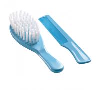 Brosse et peigne turquoise TU
