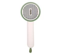 Brosse Étrille pour Chats,Peigne Anti-Peluche pour Chiots | Brosse Slicker à Bouton de Désagement pour Poils Longs Chiens et Chats