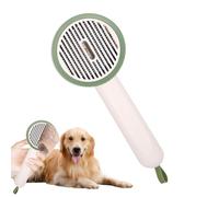 Brosse Étrille pour Chats - Peigne Massant pour Chatons,Brosse Slicker De Bain Ergonomique Avec Fonction UV Et Bouton De Libération Pour Toilettage Quotidien Des Animaux De Compagnie