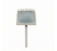 Brosse Étrille pour Poils d'Animaux Brosse Peigne Râteau Démêlant en Bois avec Coussinet Amortissant Retire le Sous-poil Lâche Limite la Convient aux
