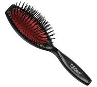 Eurostil Bellow Brush Brosse à cheveux en nylon et caoutchouc Medium Black