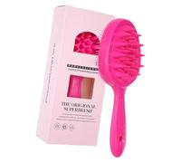 Brosse exfoliante douce pour le corps - Long manche - Masseur 2 en 1 pour le bain et le shampooing - Pour homme et femme - Cadeau en silicone
