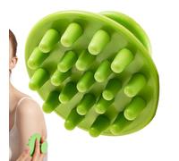 Brosse exfoliante en silicone pour cuir chevelu avec poils doux qui stimulent la croissance - Brosse de massage avec shampooing pour nettoyage en profondeur et élimination des poils