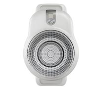 Brosse Exfoliante Murale Intelligente, Brosse Douche éTanche IPX7 avec TêTe Brosse 7 Pouces, Rotation 360° RéGlage 3 Vitesses Conception Murale Mains Libres pour Nettoyage Et Massage