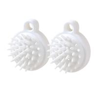 Brosse Exfoliante pour Cuir Chevelu - Brosse de Nettoyage Profond à 2 Pièces avec Poils Souples,Exfoliant Massant Tête Pour Lavage Des Cheveux - Pour Hommes Femmes et Types de Cheveux Idée Cadeau