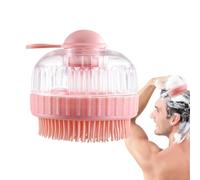 Brosse exfoliante pour cuir chevelu - Massage doux avec distribution de shampooing - Brosse de douche pour prendre soin des cheveux - Pour les femmes - Pour nettoyer le cuir chevelu, soigner, se