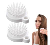 Brosse Exfoliante pour Cuir Chevelu | Masseur Manuel 2 Pièces Pour Nettoyage Profond | Exfoliant Massant Tête Pour Lavage Des Cheveux | Pour Hommes Femmes et Types de Cheveux Idée Cadeau