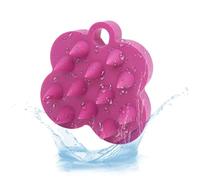 Brosse exfoliante pour cuir chevelu, peigne manuel en silicone - Brosse pour laver les cheveux - Pour shampooing, douche, nettoyage, relaxation, salle de bain, maison