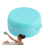 Brosse exfoliante pour la douche corps - Brosse shampooing avec poignée, poils doux massage exfoliant outil de nettoyage dos pour hommes, idéal pour bain et voyage